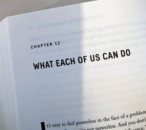 Title of Chapter 12 - what each of us can do